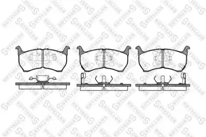 175 002-SX STELLOX Комплект тормозных колодок, дисковый тормоз
